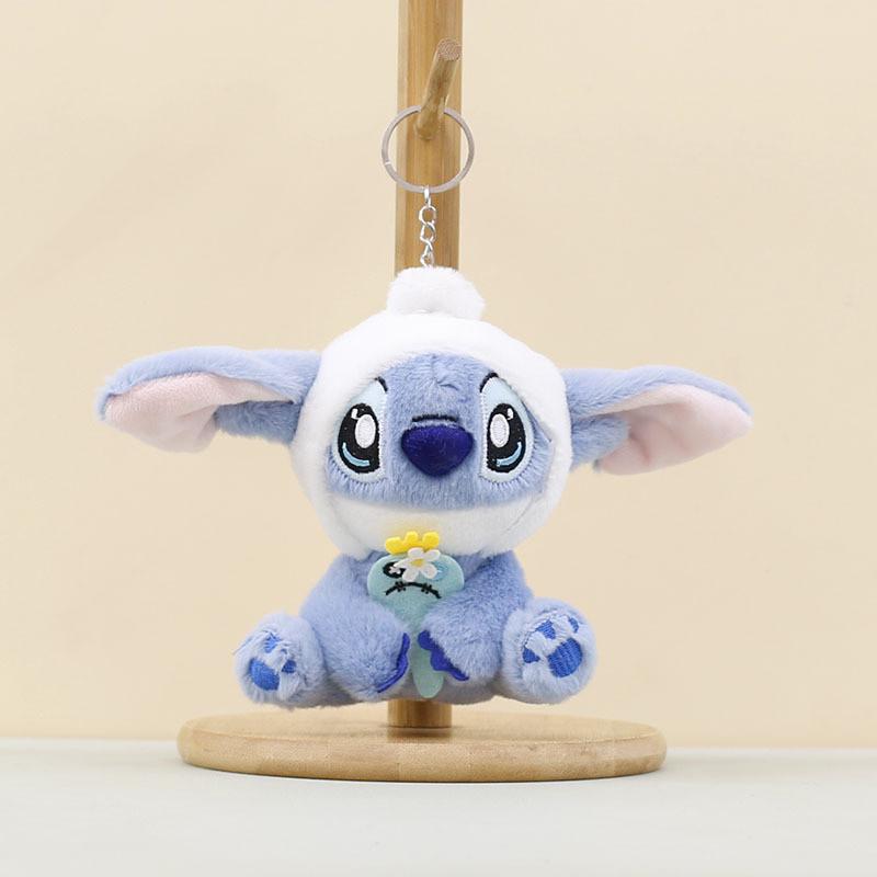Stitch Plush Toy Keychain With Pp Cotton Filling For Gift And Collection