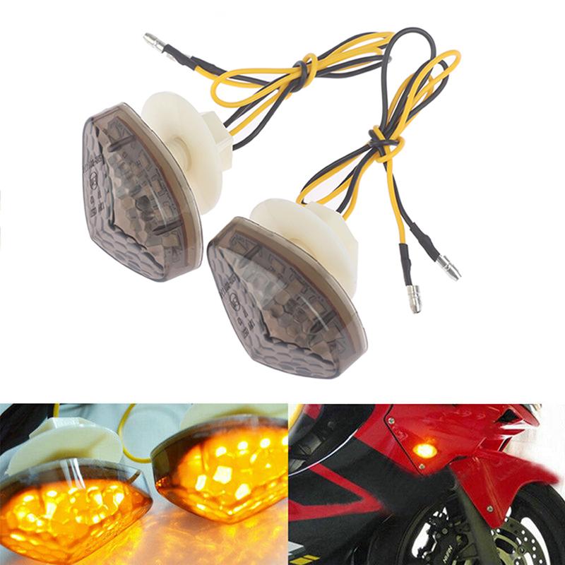 1Pc Motorcycle Led Turn Signal Indicator Light Flashers For Cbr 600Rr 1000Rr