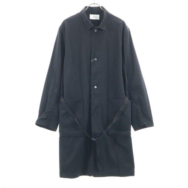 Unused Johnbull Overdying Work Coat L Nylon Waist Belt with Stand Collar Men's Used