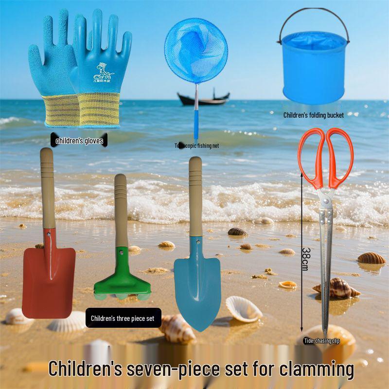 Tide-Chasing Clam & Crab Digging Rake Set: Dual-Use Beach & Garden Tool