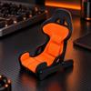 Universal Smartphone Support Racing Seat Shape Phone Holder for Desk, Cool Style Desktop Mobile Stable Stand, Compact Decorative 3D Printed Small Car