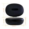 Portable Hearing Aid Hard Case Waterproof Hearing Aid Protective Storage Box Black For Outdoor Travel Hearing Aid Carrying Case