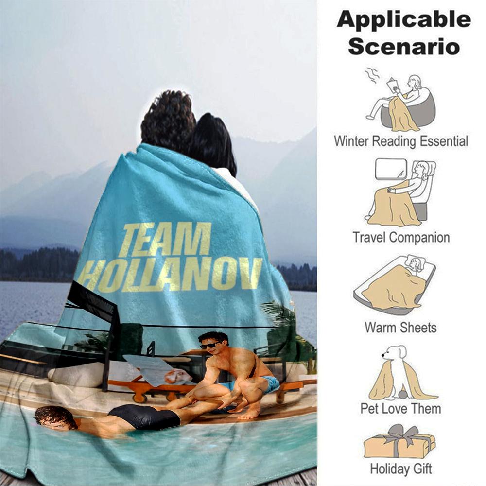 Team Hollanov Pool Party Blanket Soft Throw Blanket For Home Bedroom Bed Sofa Travel Office Solid Christmas Blanket