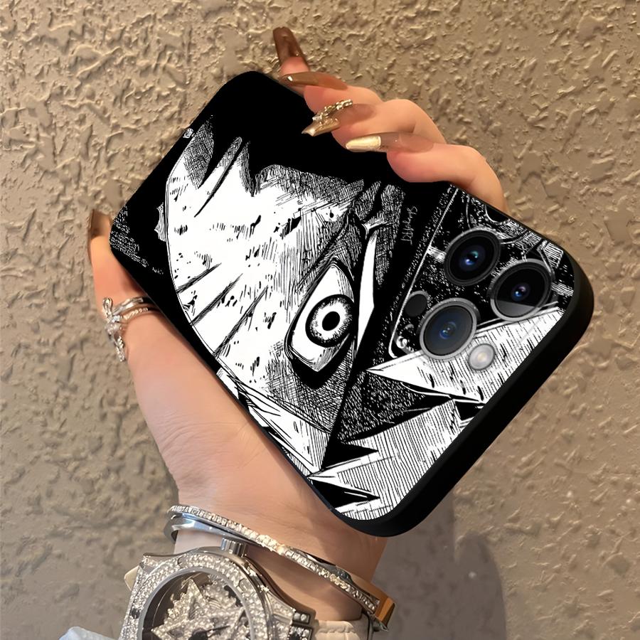 Soft Back Phone Cover Case for iPhone X XS XR 13 Mini SE 15 Plus 11 14 12 17 16 Pro Max 17Air 7 8 Cool Anime Sasuke