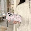 Retro Angel Cat & Rabbit Chain iPhone Case for 17 Pro Max/16 Pro Max/15 Pro - Girly Design