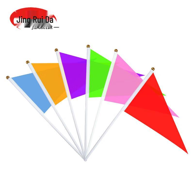 JINGRUIDA Handheld Triangular Flags