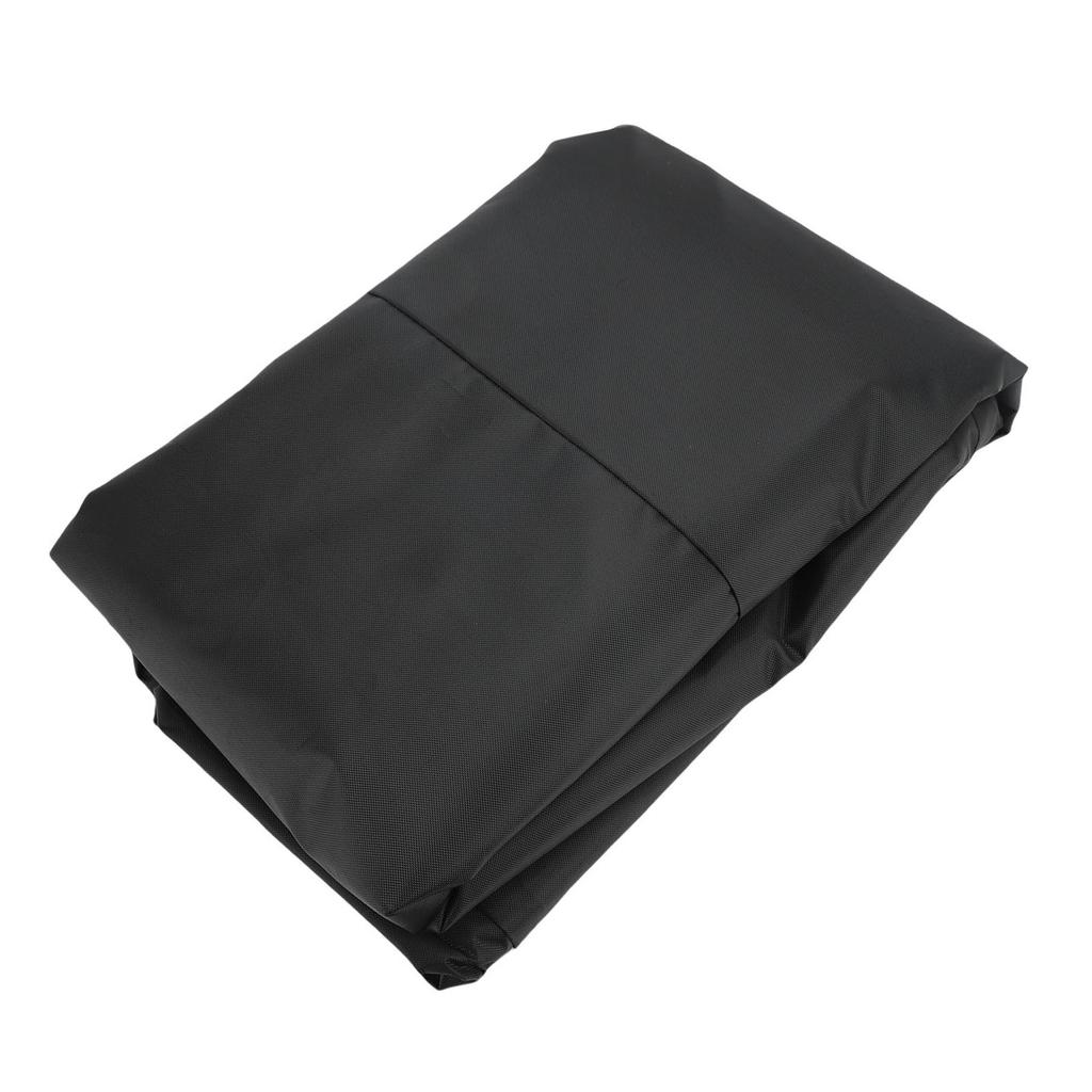 Furniture Cover Black 420D Oxford Cloth Dust Proof Furniture Protective Cover with Four Corner Buckles for Outdoor