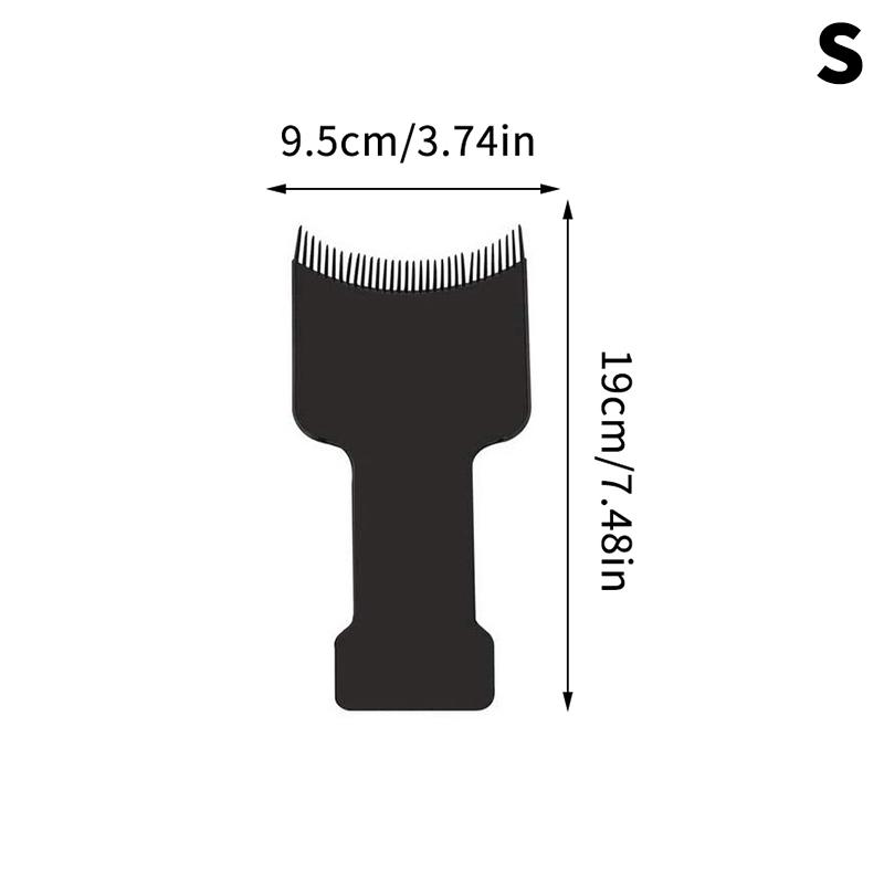 Professional Salon Hair Dyeing Board Highlight Plate Coloring Brush Comb Swatch Board Barber Hairdresser Styling Tools