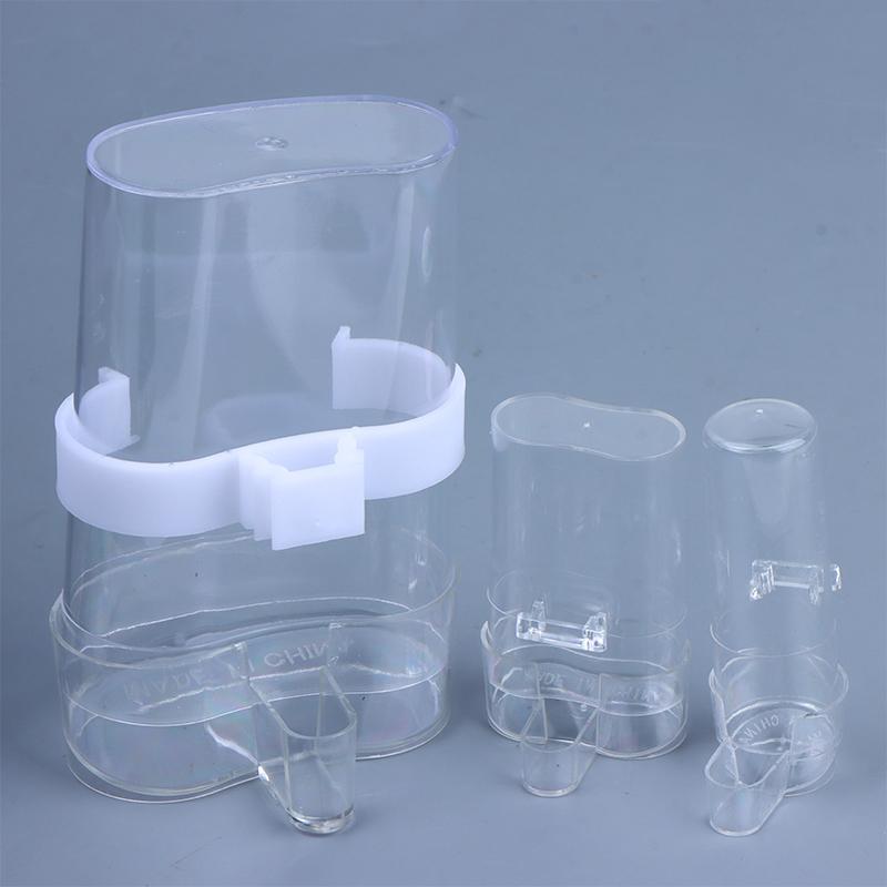 Automatic Bird Water Dispenser High Transparent Bird Cage Water Feeder for Budgie Small Bird Breeding Pet Supplies