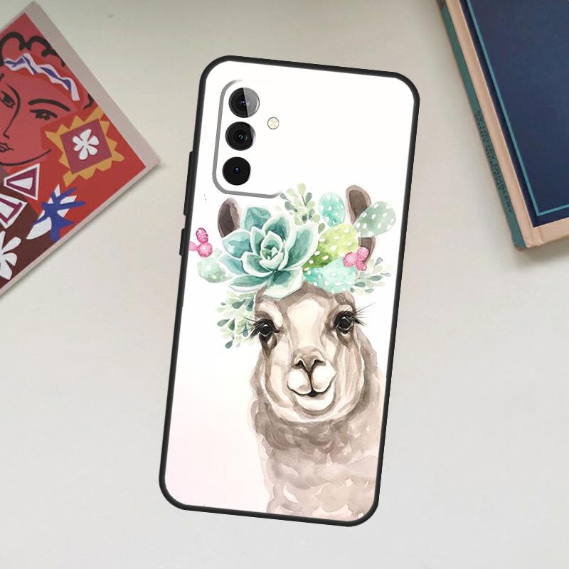 Lama Llama Alpaca Case For Samsung Galaxy A13 A53 A33 A23 A06 A56 A16 A36 A55 A35 A17 A54 A34 A14 A52 A32 A15