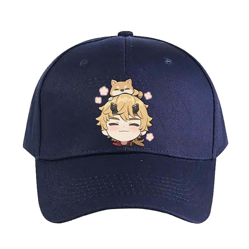 Chibi Thoma Genshin Impact Cap Summer Woman Man Adult Casual Fashion Casual Adjustable Fishing Hat Sun Hat