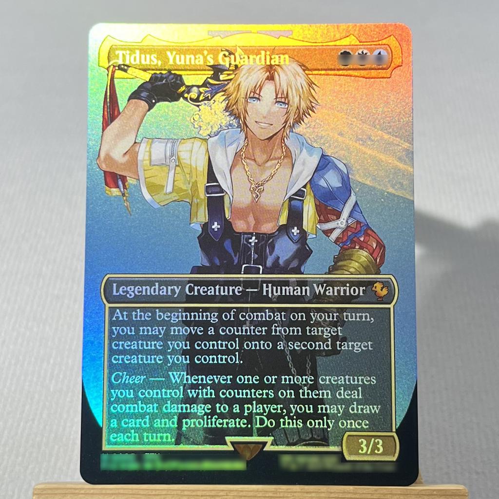 FIN FIC FOIL4-001 Karta proxy TCG magiczne karty Chmura, Najemnik z Midgaru Przywołaj Bahamuta Vivi Ornitier Błyskawica, Armia Jednego zbierz