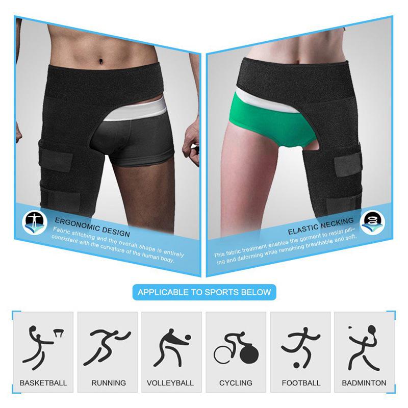 Unisex Sports Leggings with Sweat Protection and Anti-Injury Abdominal Hip Support.