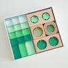 Transparent Rainbow 3D Building Blocks: Educational Acrylic Cubes for Children