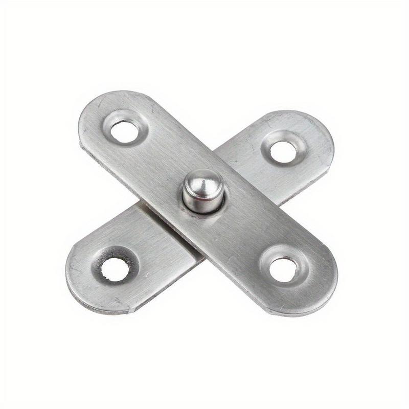 

2 Set 360 Degree Hidden Hinges Stainless Steel Door Pivot Hinges for Furniture Upper Lower Hardware