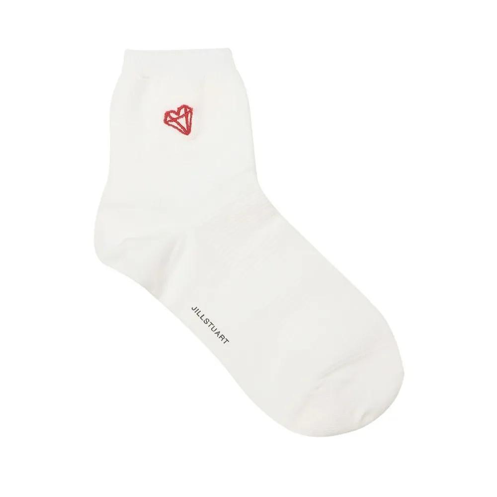 Petit Embroidered Women's Cotton Blend Mid-calf Socks 3-Piece Set JASS3F102