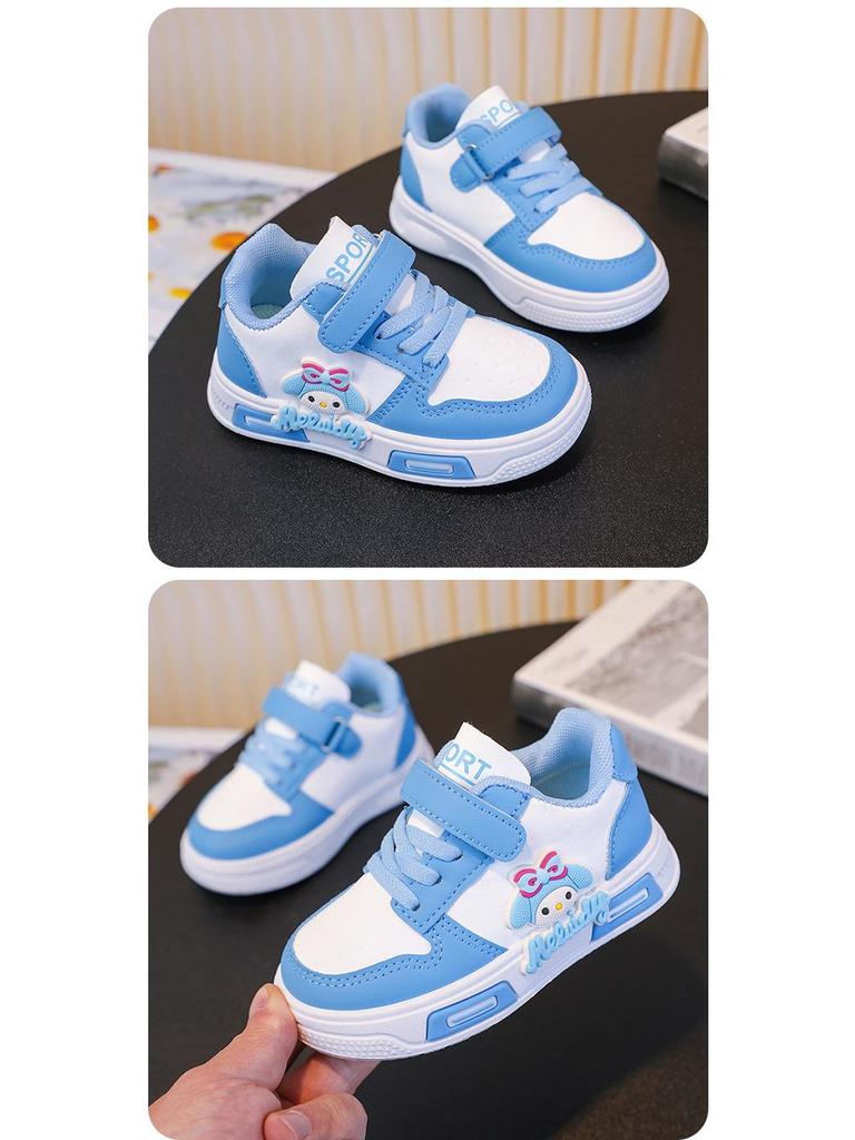 Breathable Lightweight Cartoon Toddler Skate Shoes - Soft Sole, Comfortable Low-Top Baby Walker Casual Shoes for Girls