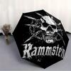 1pc Rammstein Automatic Open/close, Portable Folding Umbrella for Women & Men,Compact Parasol,, Durable Frame yy250809203