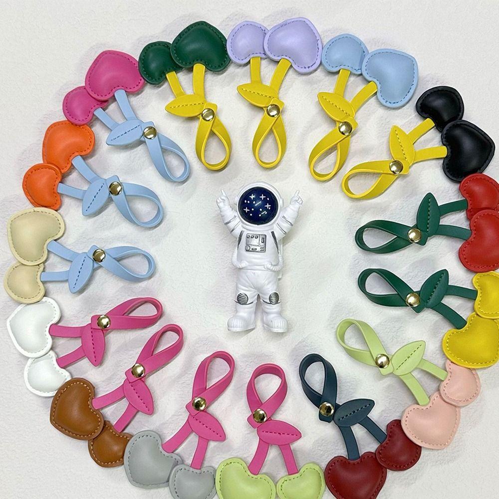Car Keyring PU Leather Hanger PU Leather Bag Pendant Multi-color Keychain  Women