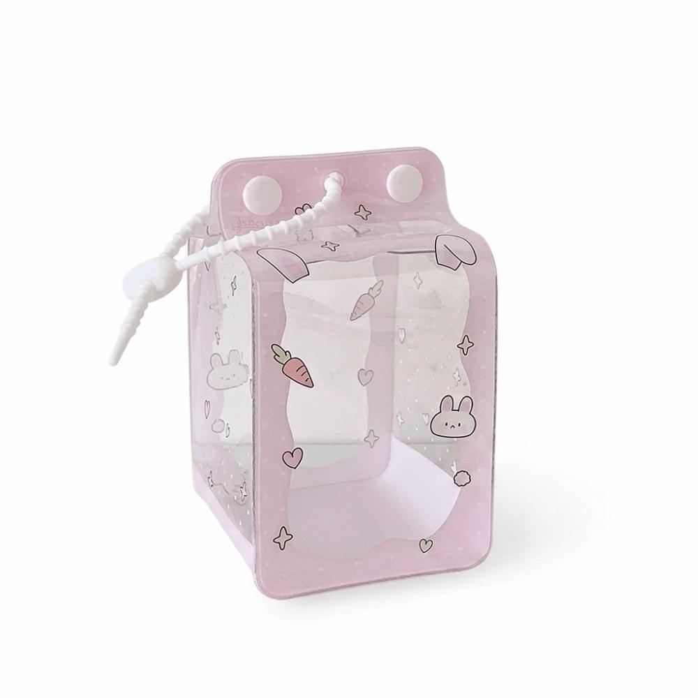 Transparent Design Doll Carry Bag Portable Figure Storage Bag Doll Collection Bag Daily Outings