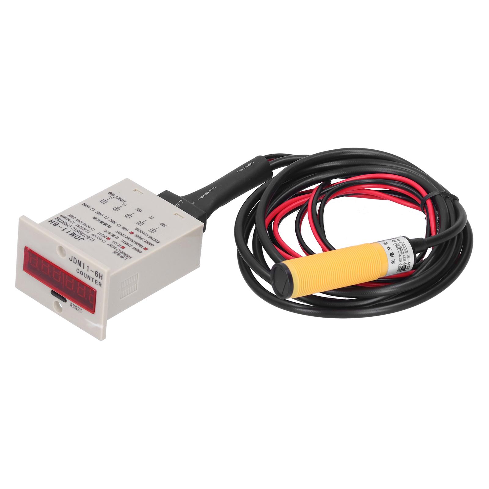 

BERM Цифровой дисплей Счетчик Электронный промышленный датчик Автоматическая индукция BEM6Н30E4CTAC380V