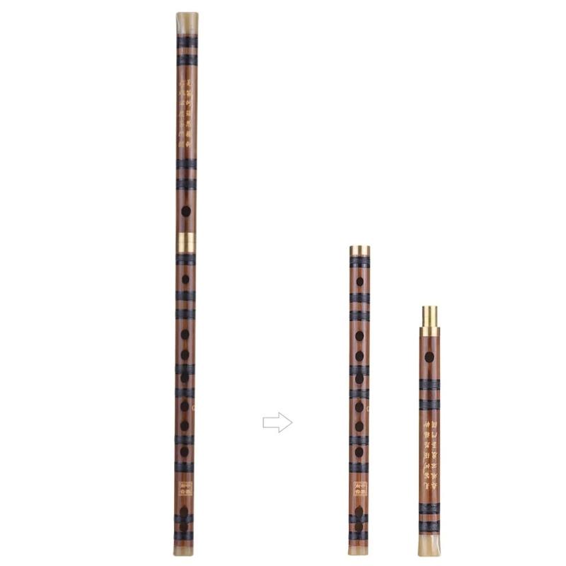 Bambusflöte Musikinstrumente Tragbare Holzflöte Chinesische Flöte Musikinstrument Geschenk Flöte für Kinder Erwachsene