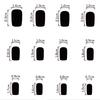 Flower Press on Nail Square False Nail Glossy Acrylic Nail Artificial Nail Full Cover Stick on Nail for Women 24Pcs
