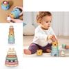 Montessori Stacking Toy For Children Silicone Sensory Development Educational Playset