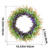 Hanging Artificial Wreath Pendant Easter Gifts Easter Door Sign Artificial Easter Wreath Ornaments Spring Sign