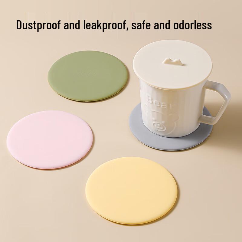 Multifunctional Silicone Coaster and Cup Lid