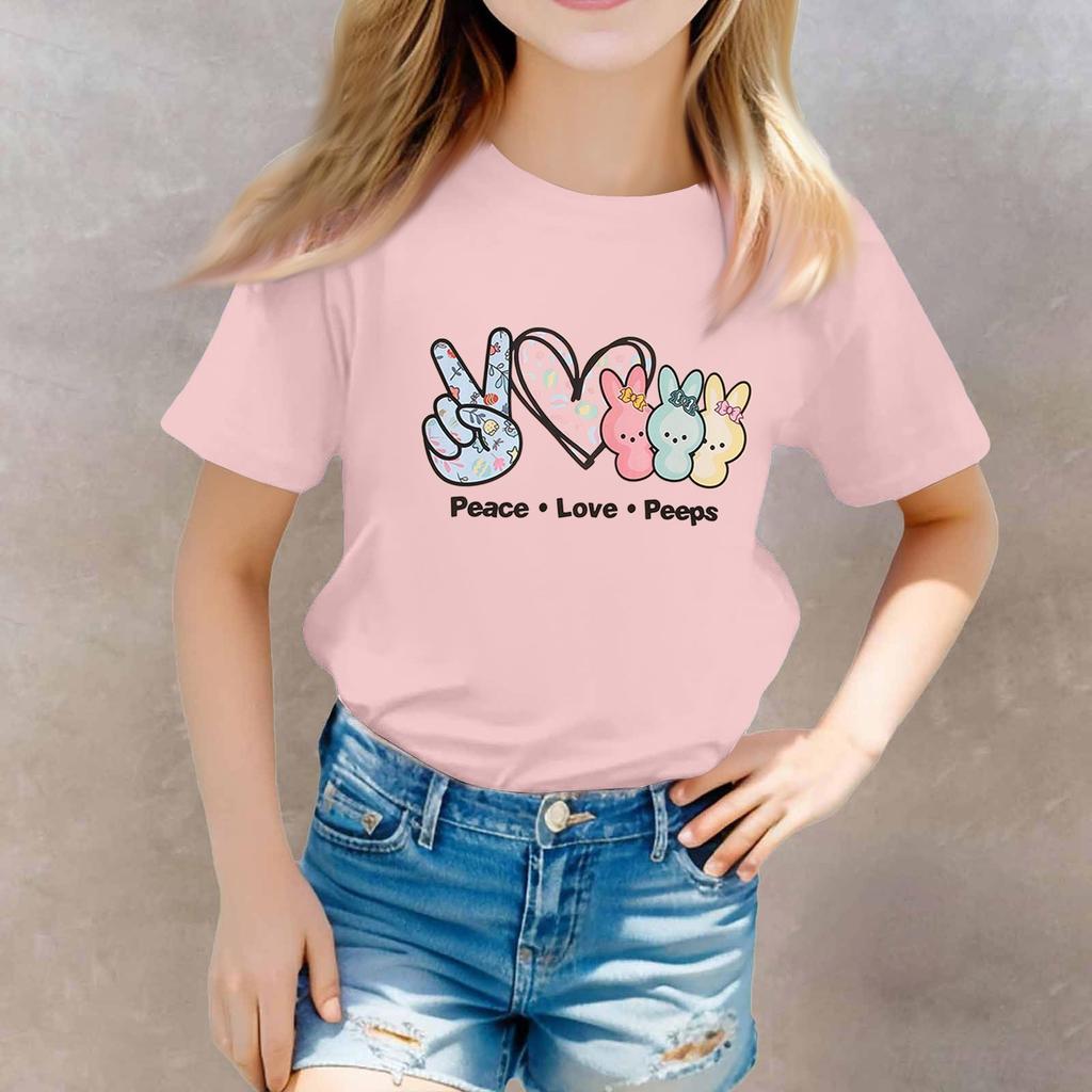 Batolecí dívčí a chlapecká trička, dětský top, chlapecké a dívčí tričko s potiskem a krátkým rukávem, 1-12 let