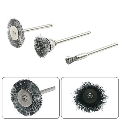 Wire Brush 3Pcs/Set Brushes Polishing Rust Removal Stainless Steel