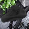 bicycle Seat Cushion Soft Saddle Pad Cycling Comfortable Seat Shock Absorbing Cushion Silicone Pad for Indoor Outdoor Cycling