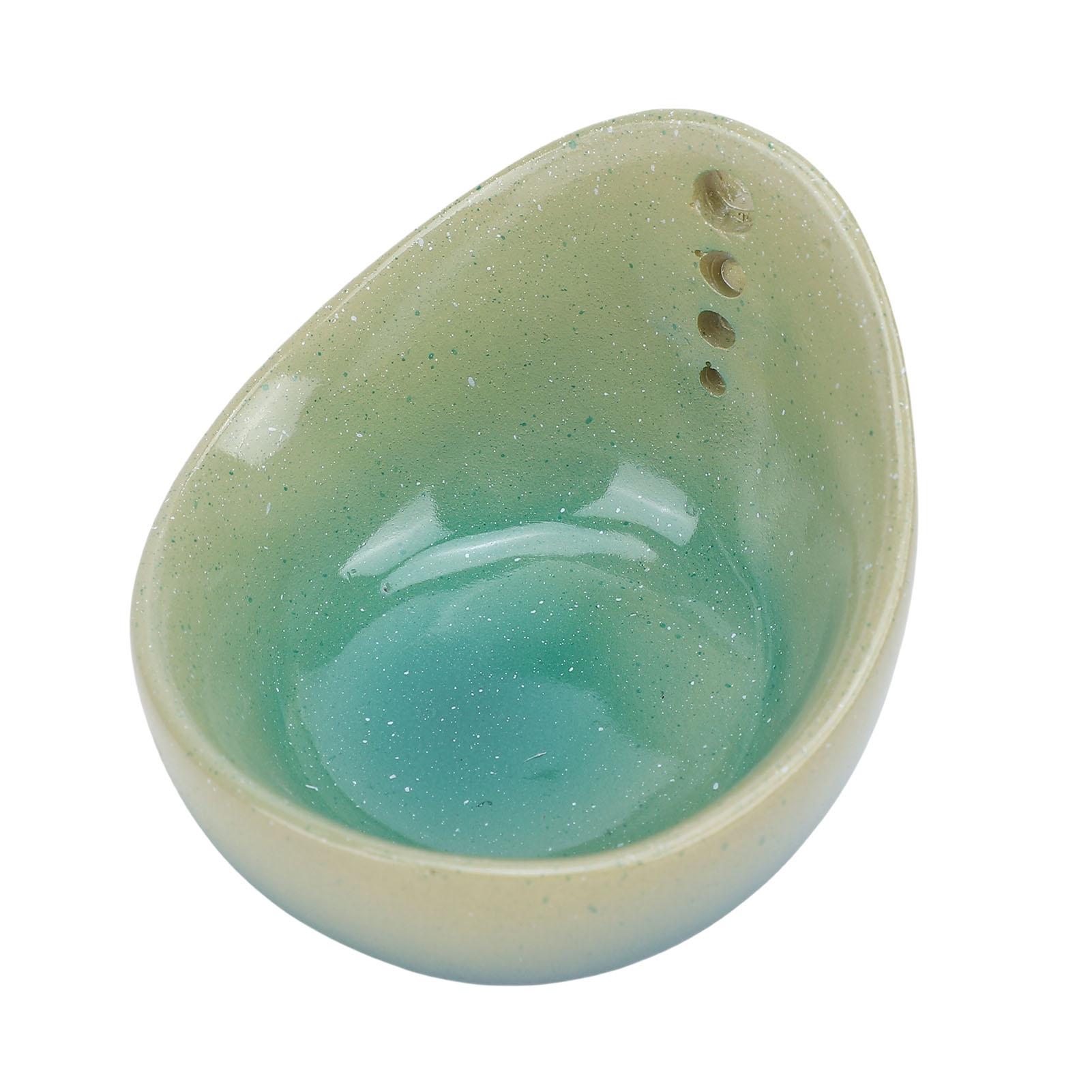 

Leaf Stripper Bowl with Holes Cilantro Parsley Stem Removal Small Bowl for Separating Leaves and Stems Blue