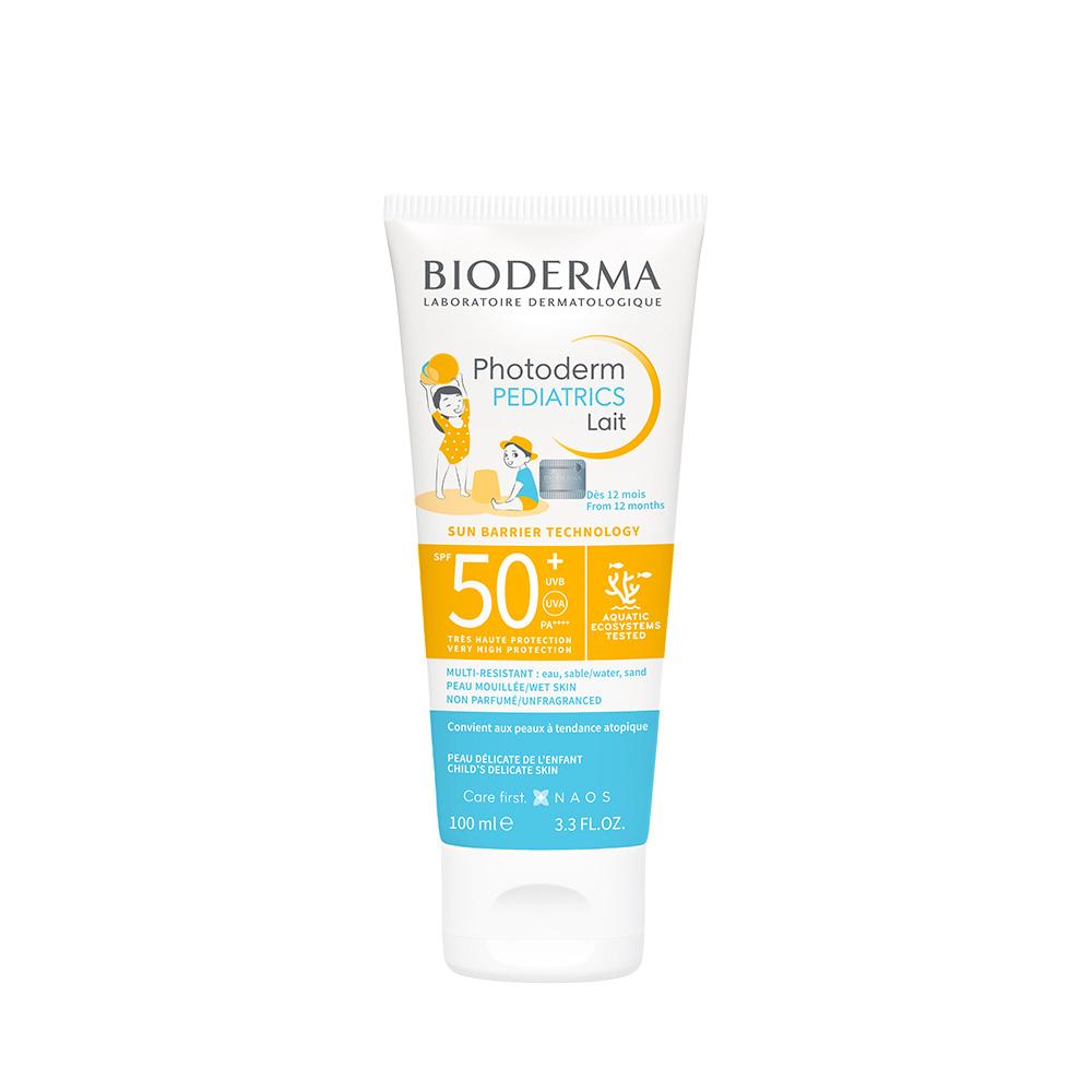 [Bioderma] Photoderm PEDIATRICS Lait SPF50+ 100ml (Baby Kids Sunscreen)