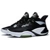 Li Ning Storm 2023 Comfortable Cushioning, Wear Resistant Low top Basketball Shoes Men's Black ABFT021-1
