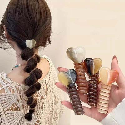 Minimalist Bubble Braid Headband High-quality and Caring Phone Line Hair Loop Tied Ponytail Braid Hair Rope Headband