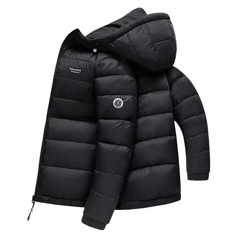 Light down jacket men`s and women`s