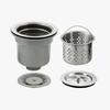 Stainless Steel Strainer Kitchen Sink Strainer Optimal Drainage Performance Busy Kitchen Environment Strainer Home Cleaning