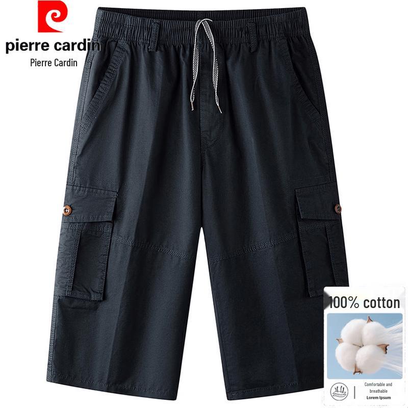 Pierre Cardin Men s 100% Cotton Multi-Pocket Capri Pants 3XL
