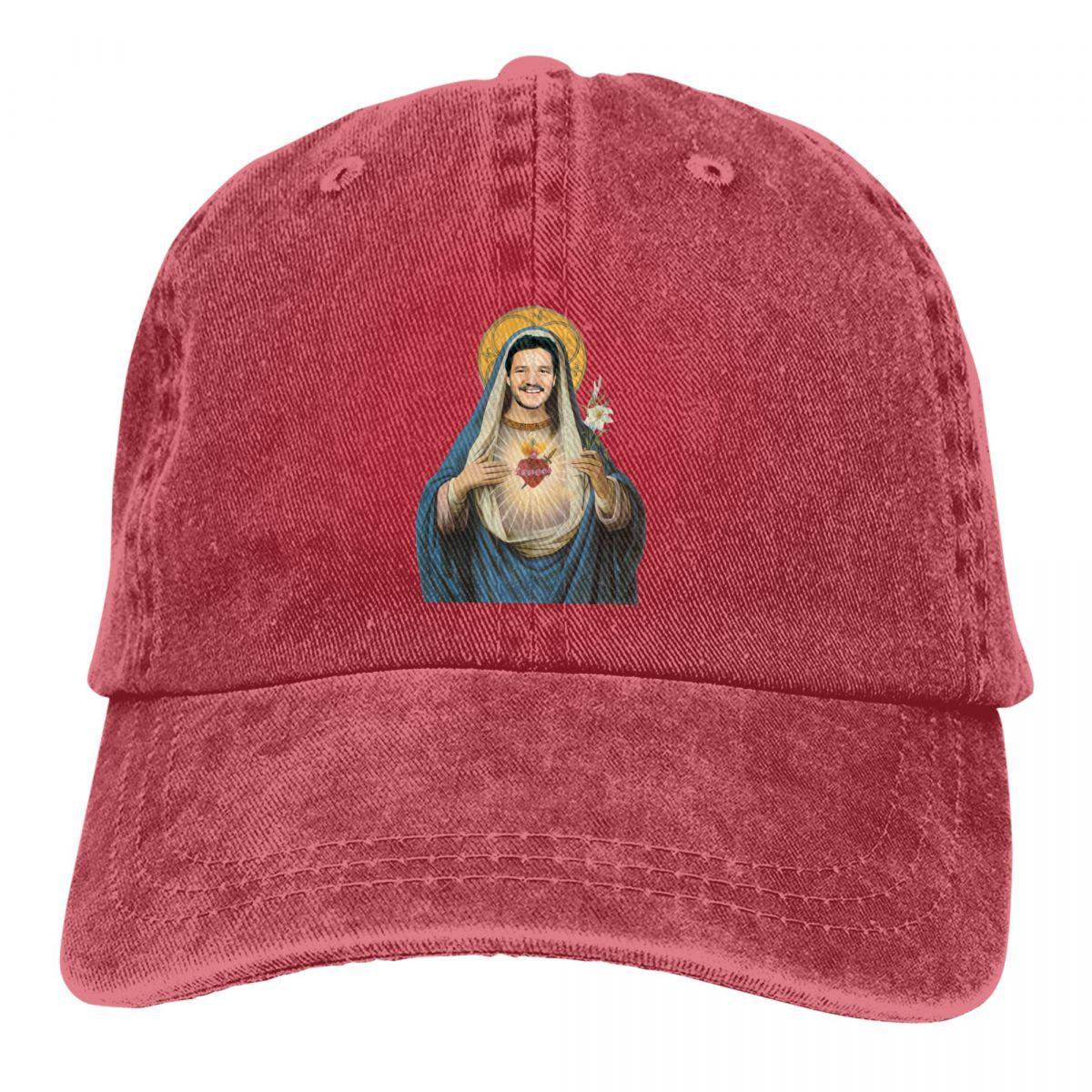 

Бейсбольная кепка Sacred Heart, мужские шляпы, женские защитные козырьки, Snapback, кепки с американскими актерами Педро Паскаля One Size