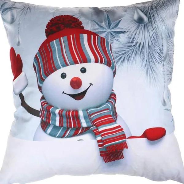 Winter Series Christmas Eve Linen Pillowcase Home Living Room Sofa Bedroom Cushion