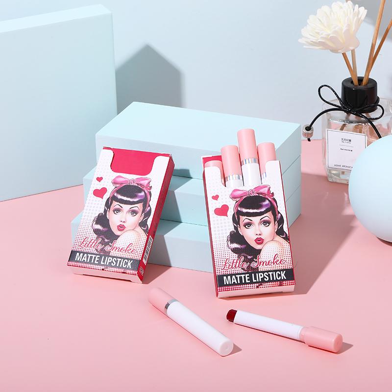 Buy Creative Cigarette Tube Lipstick Set 4 Matte Velvet Matte Lipstick