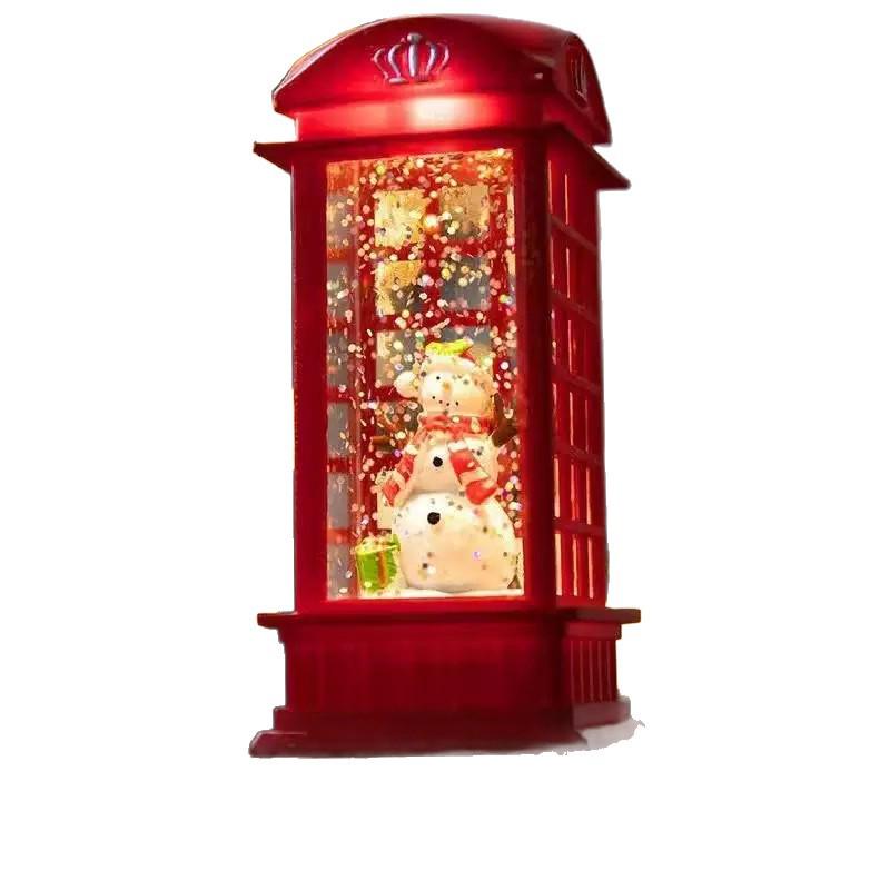 Christmas Decor Collection: Snowflakes, Crystal Balls, Illuminated Santa Lanterns, Nativity Scenes, Gift Displays