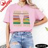 Wish You Were Beer Vintage Rainbow Glass Unisex Tshirt Cotton Short Sleeve Casual Summer Fashion Top Gift For Beer Lover