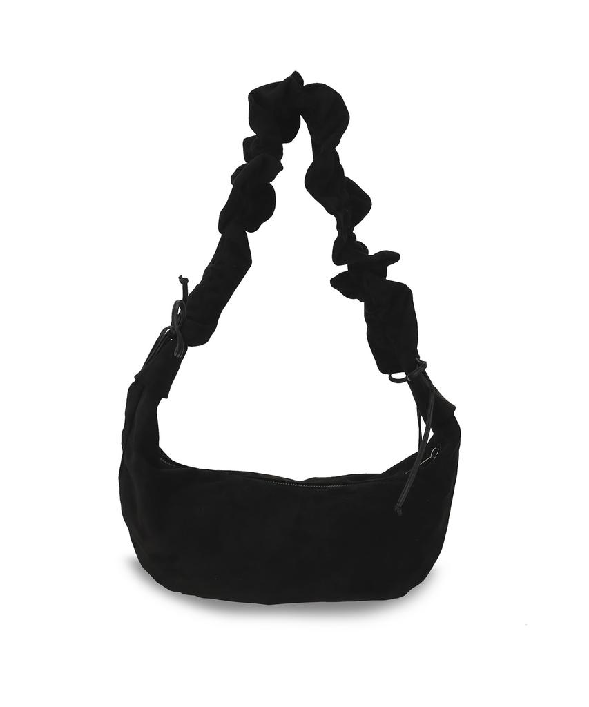 Limelike Suede Pring Bag Black