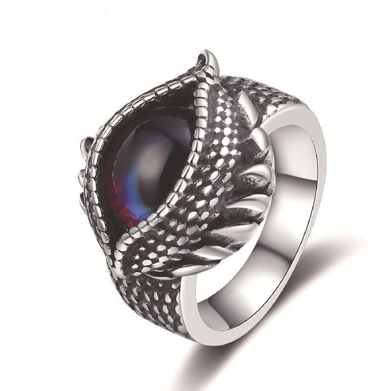 2026 Jewelry God s Eye Ring Bruce Demon Men s Eye Ring Personality Trend No. 7