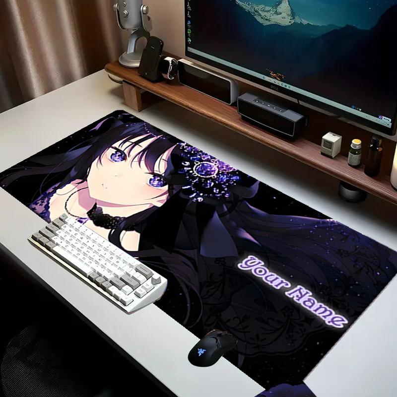 1PC Custom Name "Starry Night Fantasy" Mouse Pad, Keyboard and Mouse Desk Pad, for Computer Notebook Birthday Gift For Any Room Or Office