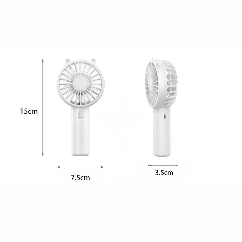 Portable Handheld Mini Fan USB Charging Fan Desktop Cooling Device Small Silent Cooler Handheld Fan Outdoor Dormitory Office Tra