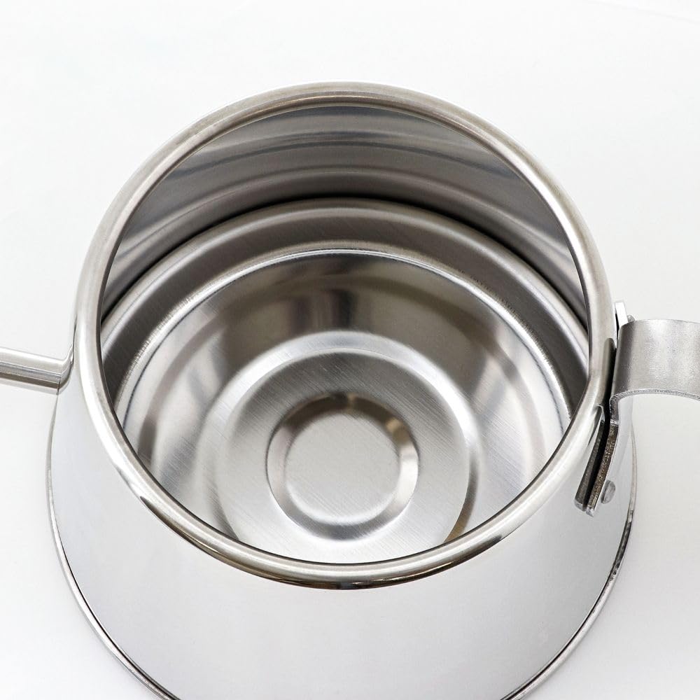 Bestco Drip Kettle Stainless Steel 1.1L IH Gas Fire Compatible NQ-0201 Edel